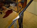 8ft Black 12 plait Classic Australian Bullwhip in Progress C